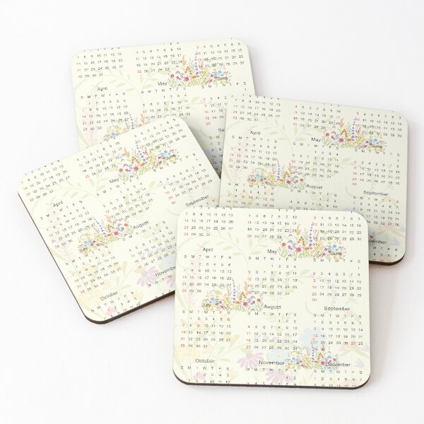 Item preview, 2024 calendar wildflower  designed and sold by ColorandColor.