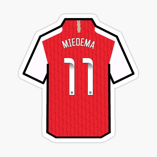 Caitlin Foord 2023/2024 Arsenal Womens Home Shirt Sticker for Sale by  ArtForAllAges