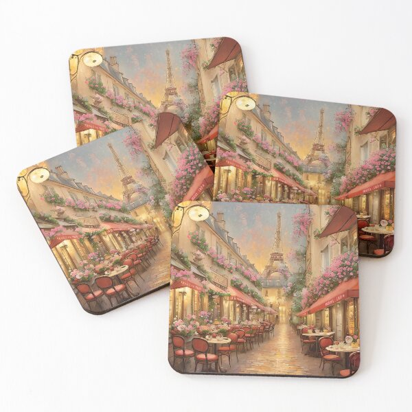 Item preview, Parisian Café with a Charming Ambiance designed and sold by D3monic.