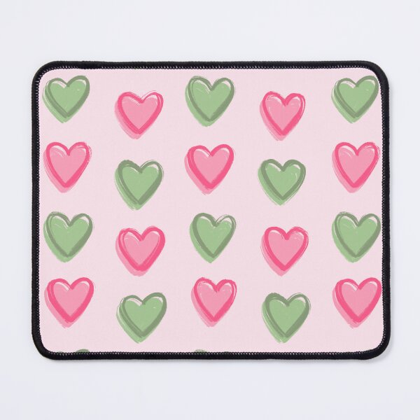 Item preview, Corazones verdes y rosados designed and sold by AestheticAnnette.