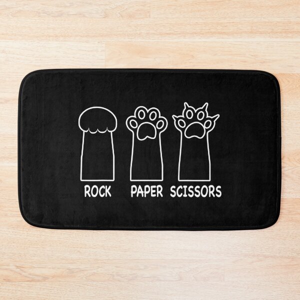 Item preview, Rock Paper Scissors Hand Game Cute Paw Funny Cat designed and sold by jingdomdesgine.