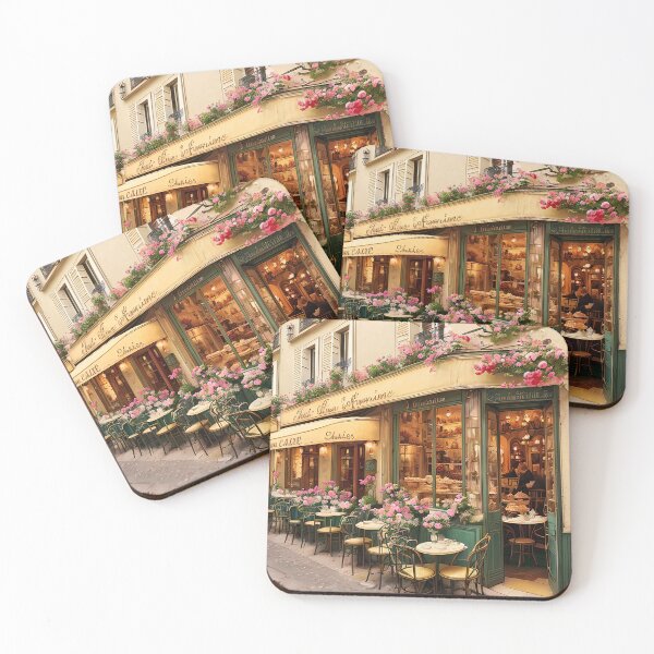 Item preview, Charming Café in Paris designed and sold by D3monic.