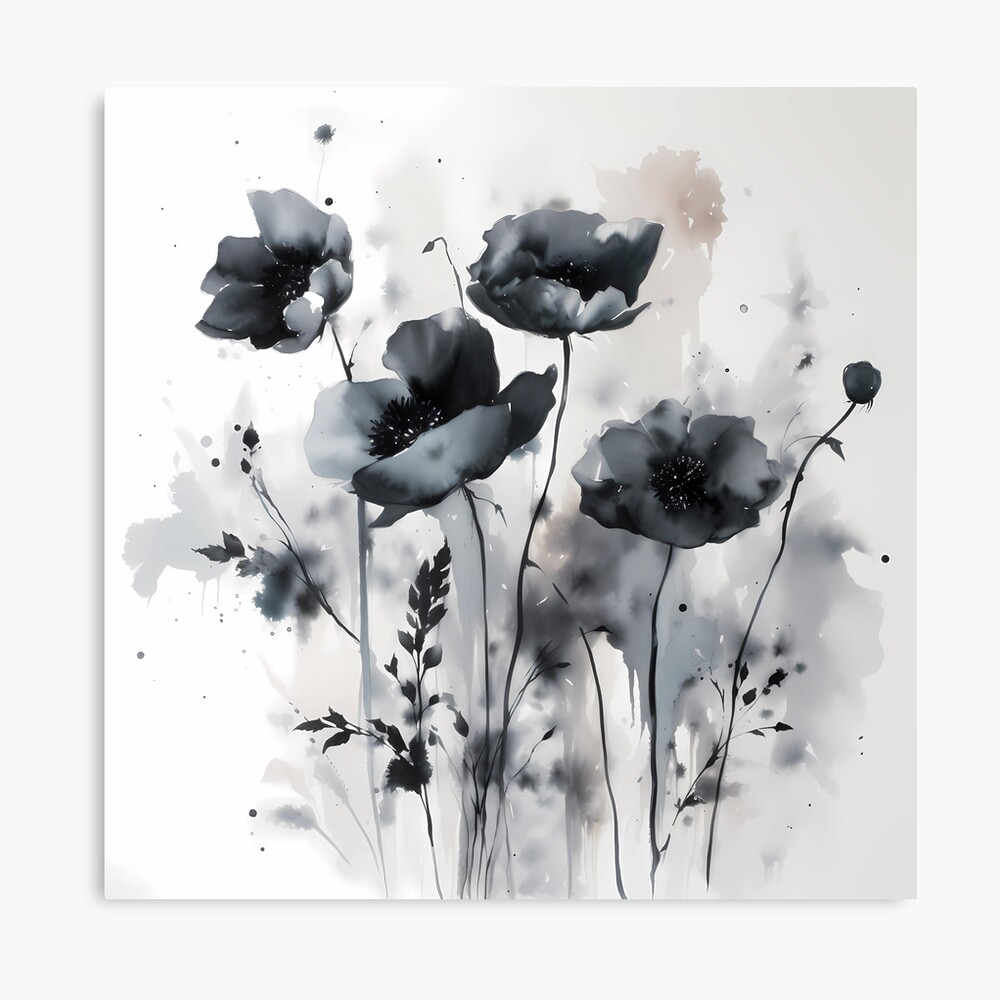 The Delicate Charm of Dried Florals - Pressed Dried flowers on white  background Poster for Sale by EmeraldeaArt
