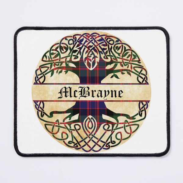 Item preview, McBrayne Tree of Life Clan Scottish Surname tartan designed and sold by BagTown Clans.