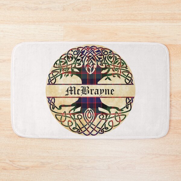 Item preview, McBrayne Tree of Life Clan Scottish Surname tartan designed and sold by BagTown Clans.