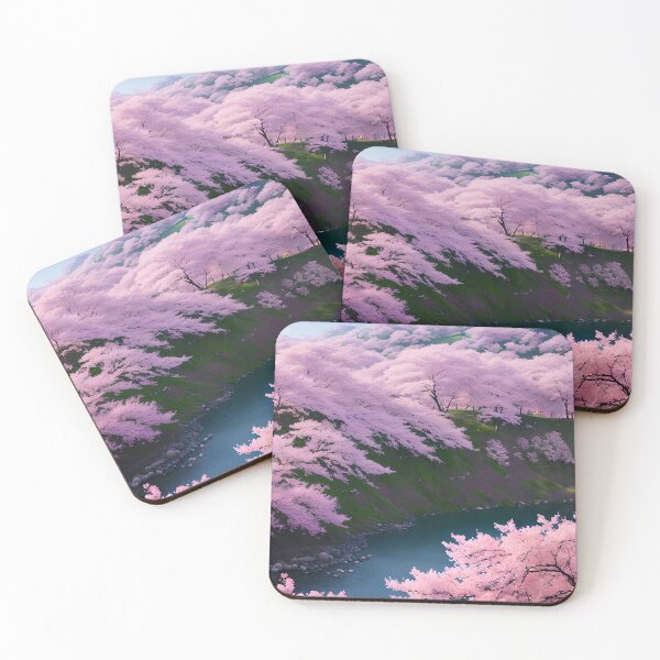 Item preview, Cherry Blossom Hill in Full Bloom designed and sold by D3monic.