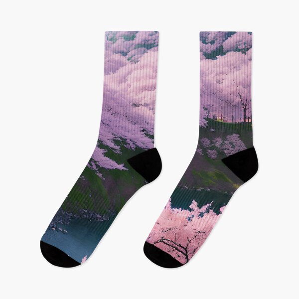 Item preview, Cherry Blossom Hill in Full Bloom designed and sold by D3monic.