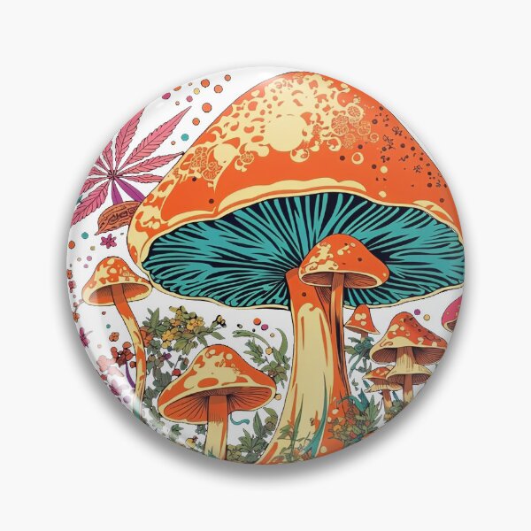 Item preview, Cannabis & Mushrooms No.1 designed and sold by Glenburn Graphics.