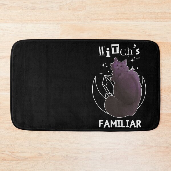 Item preview, Witch's Familiar - Black Cat - Halloween design designed and sold by FelineEmporium.