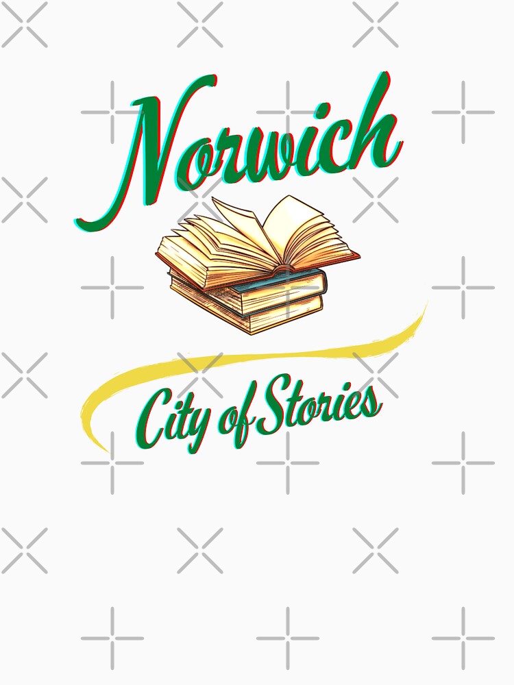 Thumbnail 5 of 5, Long Sleeve T-Shirt, Norwich City of Stories Book - sweatshirt designed and sold by MyriadLifePhoto.