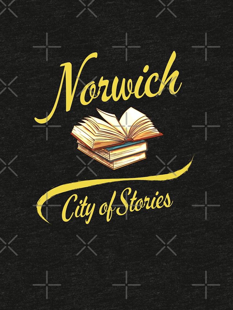 Thumbnail 6 of 6, Tri-blend T-Shirt, Norwich City of Stories Book - T-shirt designed and sold by MyriadLifePhoto.
