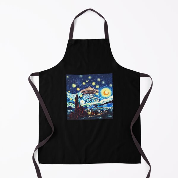 Item preview, Funny UFO Sighting Starry Night Alien Halloween ET Moon Art  designed and sold by MissRasheedHam.