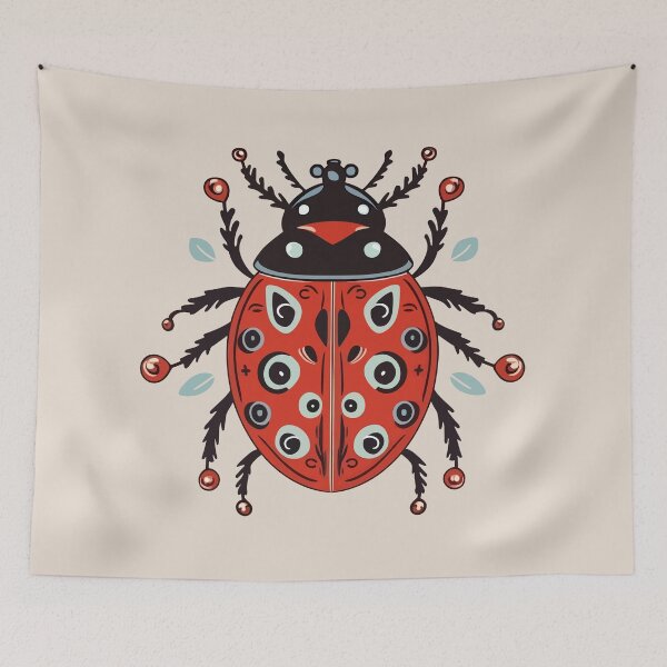 Item preview, Folkart Ladybug designed and sold by Enyr.