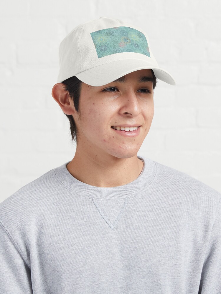 Imagen 3 de 7, Gorra con la obra Efecto mandala, diseñada y vendida por AnaidZahori.