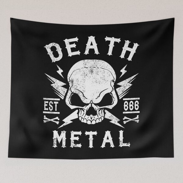 Item preview, DEATH METAL - METAL MUSIC designed and sold by ShirtWreck.