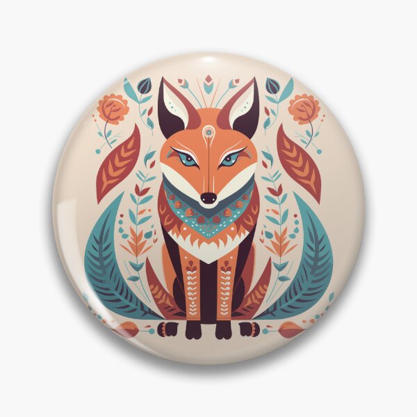 Artikelvorschau, Folkart Fox entworfen und verkauft von Enyr.