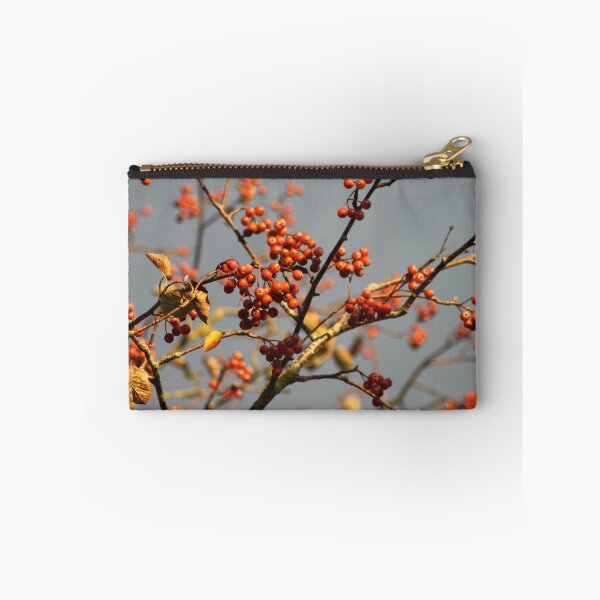 Item preview, Orange berries against a stormy grey sky designed and sold by Emma  Amies.