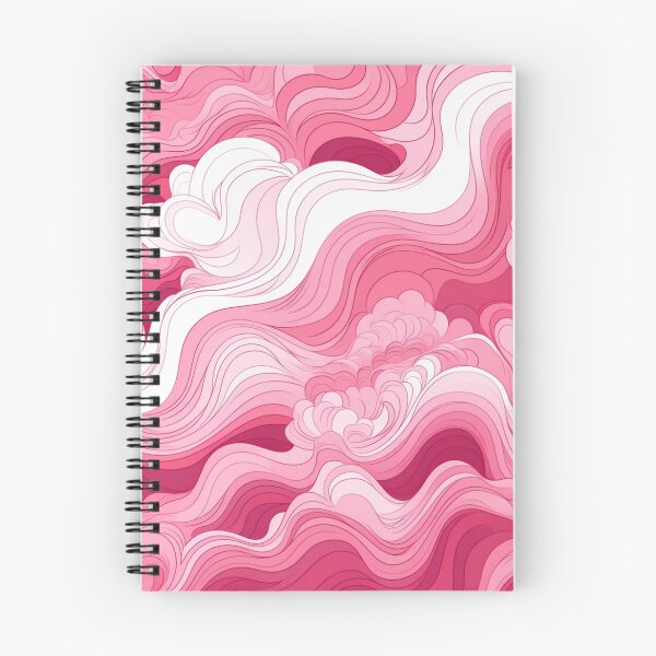 Item preview, Pink pretty waves pattern designed and sold by SmileshareShop.
