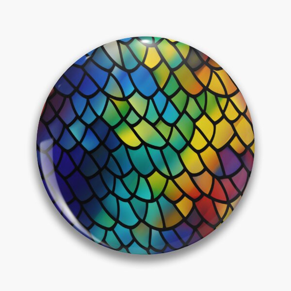 Item preview, Colorful fantasy pattern orange blue red white green turquoise yellow black rainbow designed and sold by G-M-Designs.