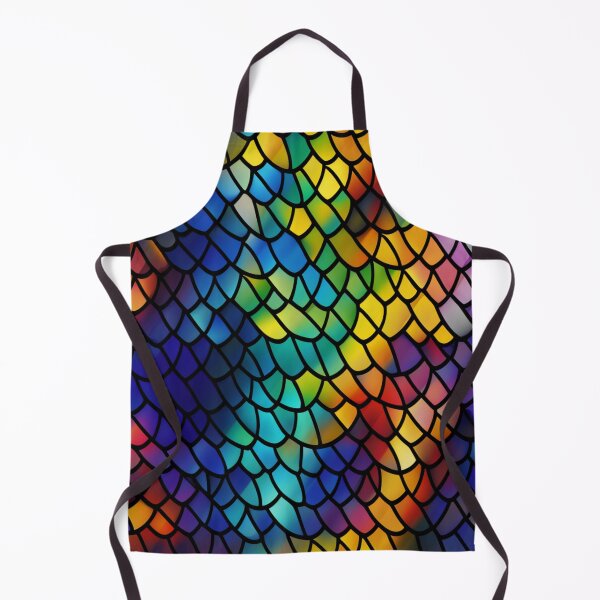 Item preview, Colorful fantasy pattern orange blue red white green turquoise yellow black rainbow designed and sold by G-M-Designs.