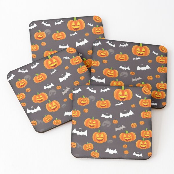 Item preview, Halloween evil pumpkins with bats designed and sold by JackFreestone.