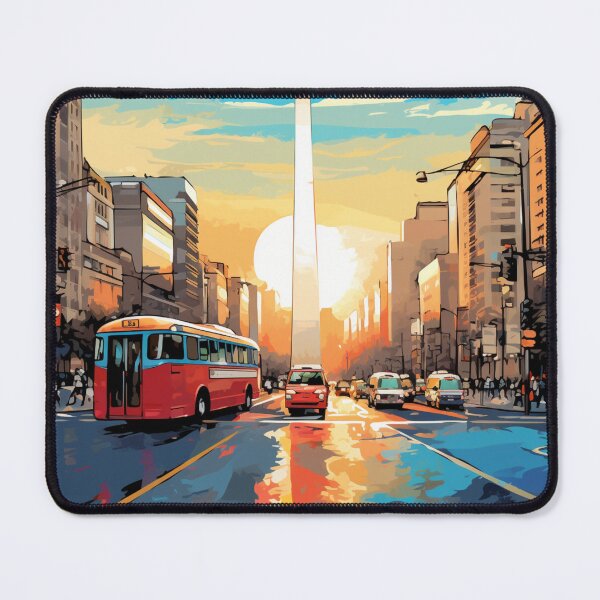 Item preview, A Pop Art Travel Print of Buenos Aires - Argentina designed and sold by StudioRedKoala.