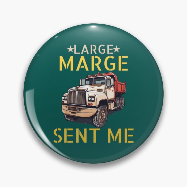 Item preview, Large Marge Sent Me Funny Trucker   designed and sold by SelmerZulauf2.