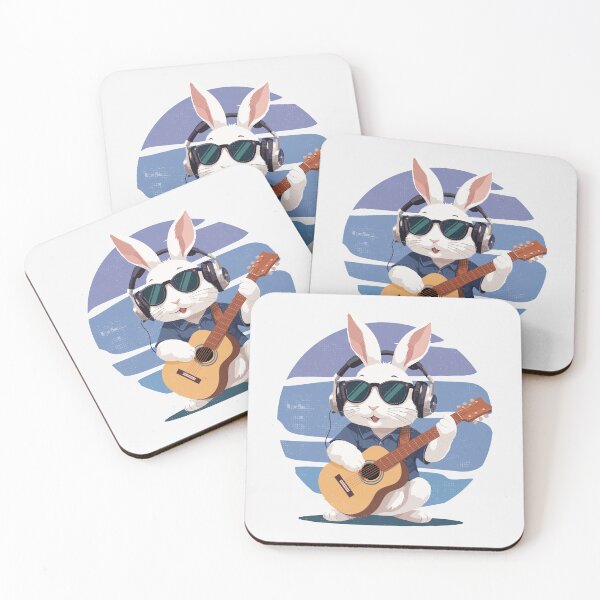 Item preview, Groovy Bunny Serenade - funny saying designed and sold by VichallanStudio.