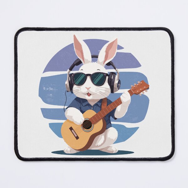 Item preview, Groovy Bunny Serenade - funny saying designed and sold by VichallanStudio.