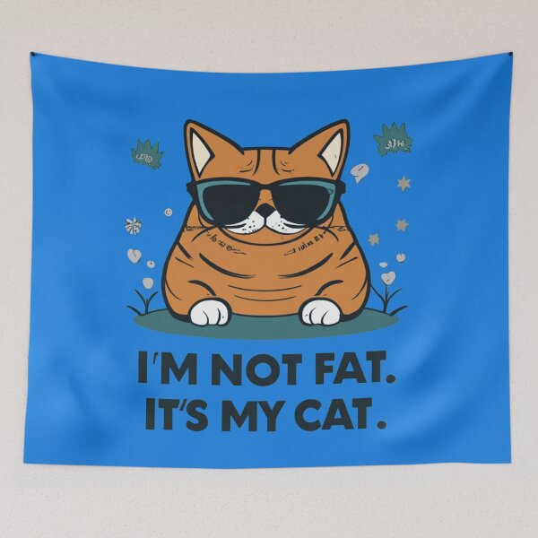 Item preview, I'm not fat, it's my cat designed and sold by Glamalt.
