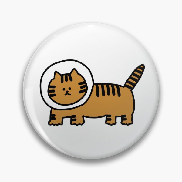 Item preview, a Cat wearing an Elizabethan collar designed and sold by superbaechoo.