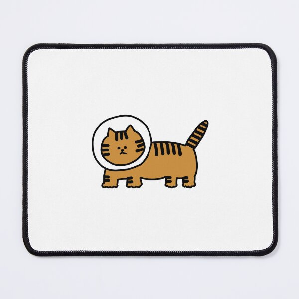 Item preview, a Cat wearing an Elizabethan collar designed and sold by superbaechoo.