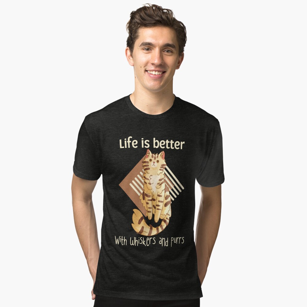 Item preview, Tri-blend T-Shirt designed and sold by FelineEmporium.
