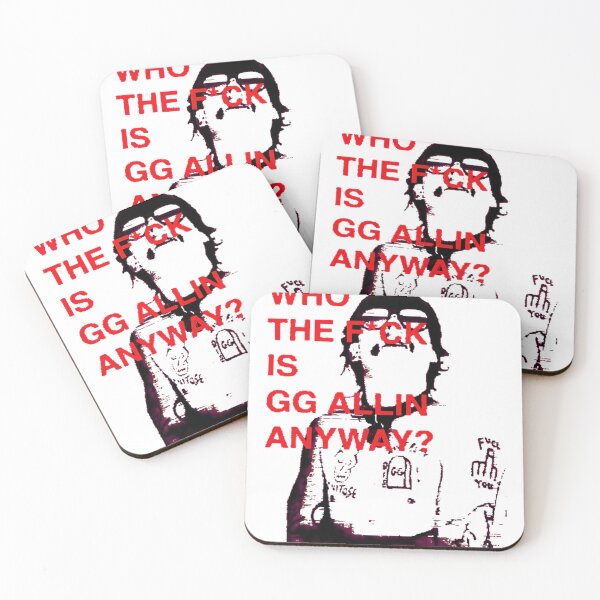 Item preview, WHO THE F IS GG ALLIN ANYWAY designed and sold by BriceWhiteWine.