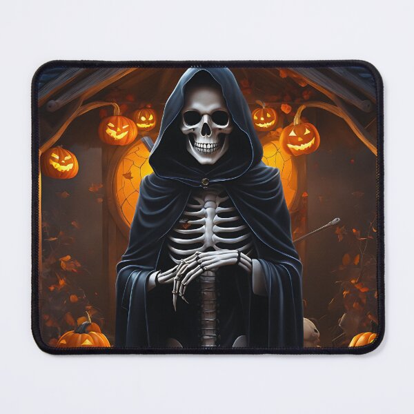Item preview, Autumn Whispers: Halloween Grim Reaper Sticker designed and sold by Noorkin.