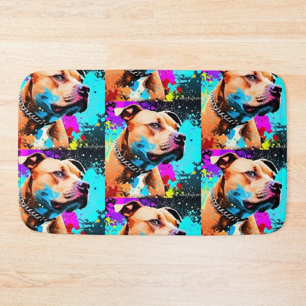 Item preview, Pitbull Pop Art designed and sold by FunnehGacha.