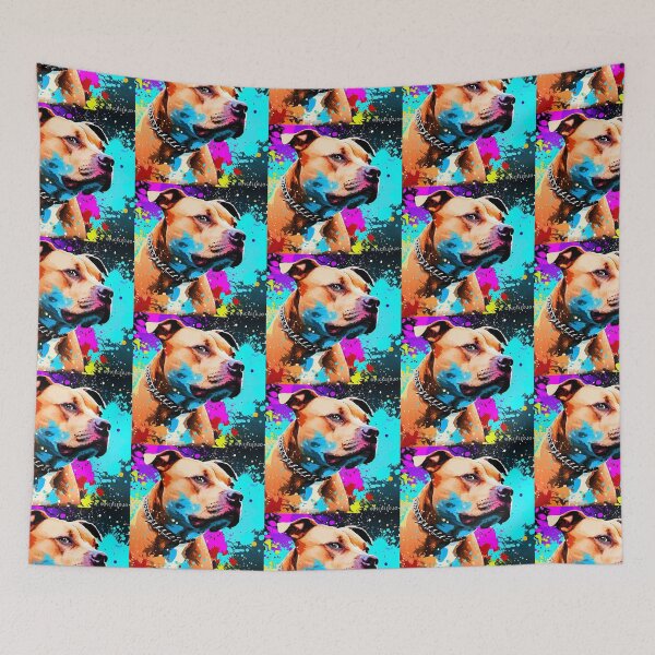 Item preview, Pitbull Pop Art designed and sold by FunnehGacha.