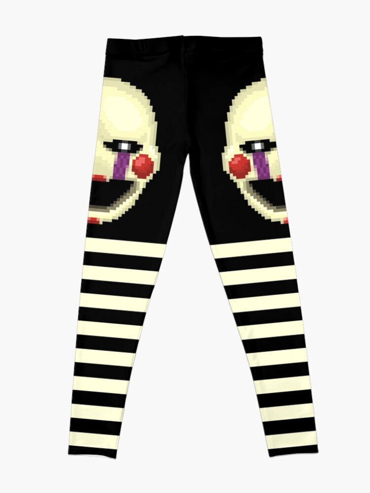 Leggings, Five Nights at Freddy's 2 - Pixel art - Marionette designed and sold by GEEKsomniac