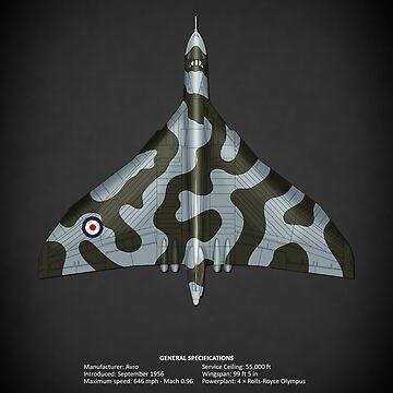 Artwork thumbnail, The Vulcan Bomber Blueprint by rogue-design
