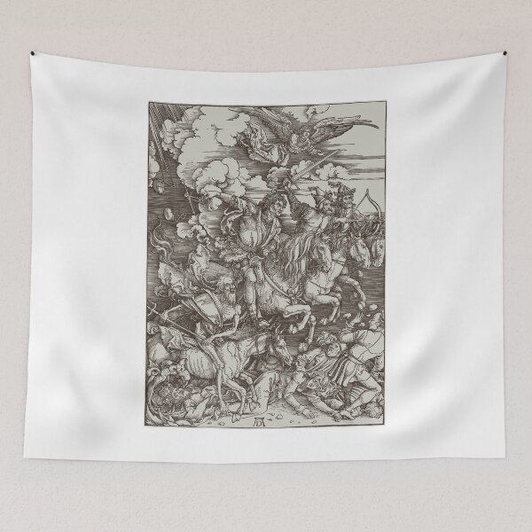 Item preview, Four Horsemen Of The Apocalypse by Albrecht Durer designed and sold by el-padre.