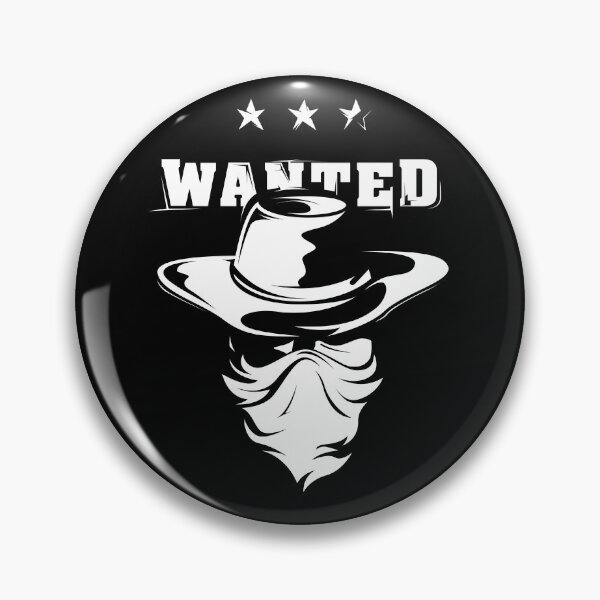 Item preview, Logo cowboy robber bandit wanted star symbol illustration graphic designed and sold by AndreMi.