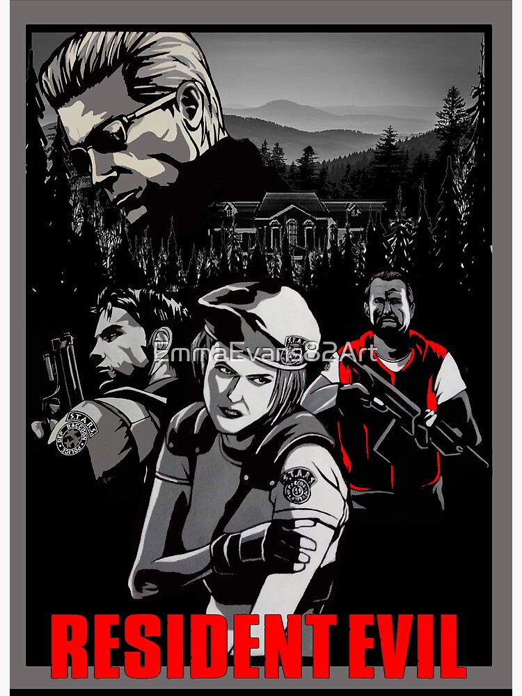 Claire Redfield Resident Evil Art Board Print for Sale by Termile
