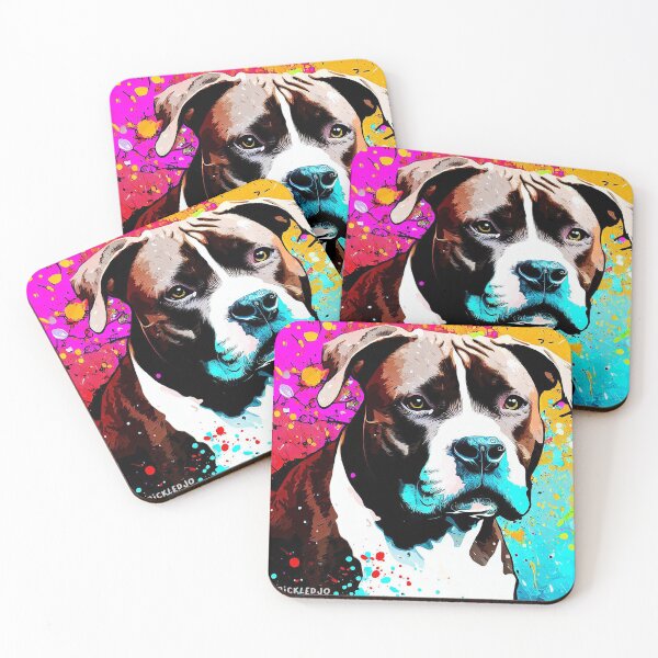 Item preview, Pitbull Pop Art designed and sold by FunnehGacha.
