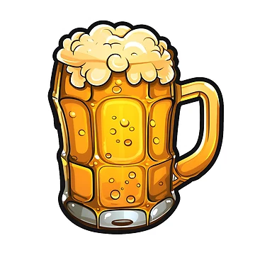 Artwork thumbnail, Sticker Style Beer- Octoberfest by Rivanes