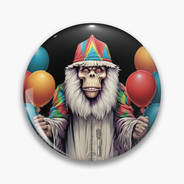 Item preview, Scary Mandrill in horror outfit - Halloween Special designed and sold by Sidewayanimals.