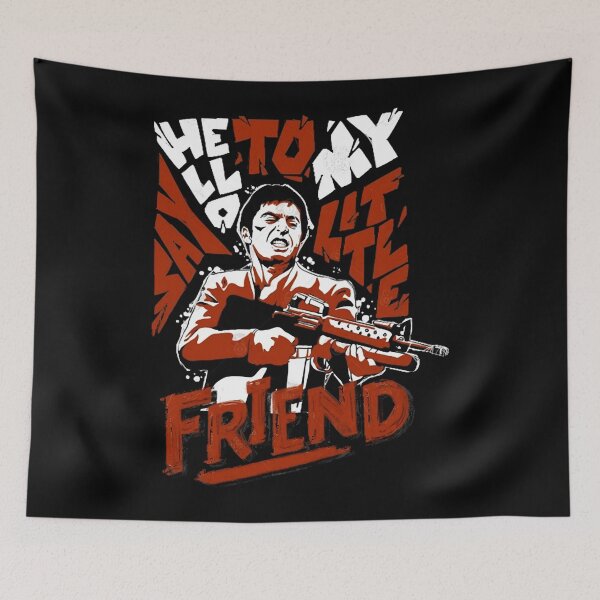 Item preview, say hello to my little friend designed and sold by ArtFashionMira.
