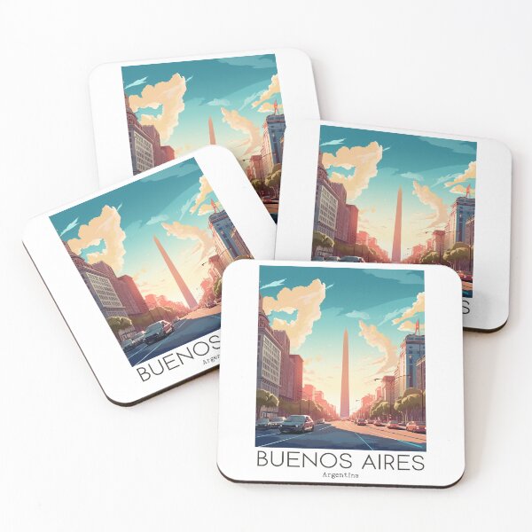 Item preview, A Vintage Travel Illustration of Buenos Aires - Argentina  designed and sold by GoodOldVintage.