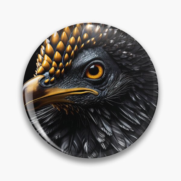 Item preview, Black and Yellow Eagle designed and sold by artify-visions.
