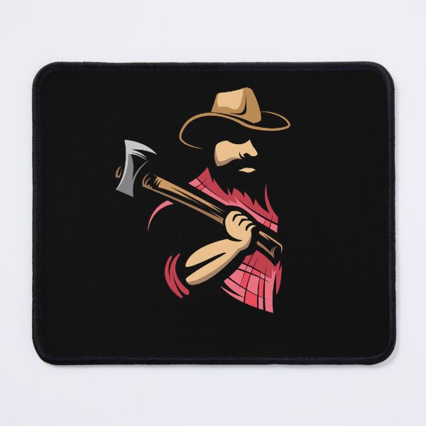 Item preview, Lumberjack Logo Cowboy Robber Bandit Wanted Star Symbol Illustration Graphic designed and sold by AndreMi.