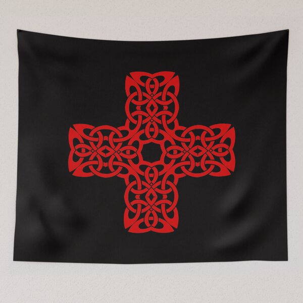 Item preview, Red Celtic Cross designed and sold by Jeallan Designs.